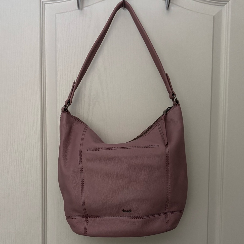 The Sak leather shoulder strap bag -EUC